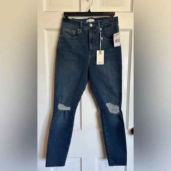 Good American | GOOD WAIST CROP SHADOW POCKETS Jeans - Picture 5 of 14